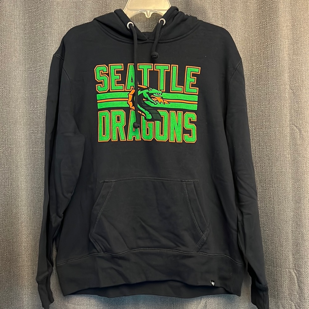 Seattle Dragons XFL Sweatshirt (Size: Large) (Color: Navy)